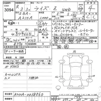 Toyota RAIZE лот № 3094 оценка 4  с аукциона в Японии 8