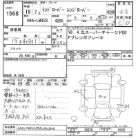 Rover RANGE ROVER лот № 1568 оценка 3.5  с аукциона в Японии 7