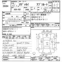 Honda ODYSSEY лот № 3684 оценка 3.5  с аукциона в Японии 7
