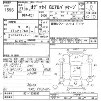 Honda ODYSSEY лот № 1596 оценка R  с аукциона в Японии 7