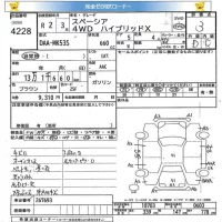 Suzuki SPACIA лот № 4228 оценка 3  с аукциона в Японии 5