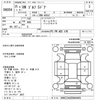 Volkswagen GOLF лот № 6004 оценка 3  с аукциона в Японии 5