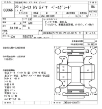 Toyota AURIS лот № 6066 оценка RA  с аукциона в Японии 5