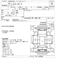 Honda LIFE лот № 1010 оценка RA  с аукциона в Японии 5