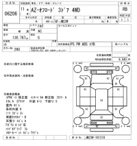 Mazda AZ-OFFROAD лот № 6206 оценка RB  с аукциона в Японии 5