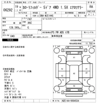 Toyota COROLLA FIELDER лот № 6292 оценка RA  с аукциона в Японии 5