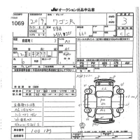 Suzuki WAGON R лот № 1069 оценка 3  с аукциона в Японии 7