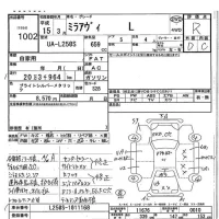 Daihatsu MIRA лот № 1002 оценка R  с аукциона в Японии 7