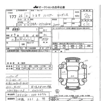 Toyota HARRIER лот № 177 оценка 3.5  с аукциона в Японии 7