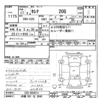 Nissan SERENA лот № 1175 оценка 3  с аукциона в Японии 7