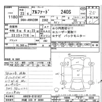 Toyota ALPHARD лот № 1180 оценка 3.5  с аукциона в Японии 7