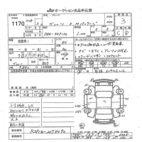 Toyota VITZ лот № 1170 оценка 3  с аукциона в Японии 7