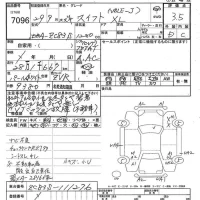 Suzuki SWIFT лот № 7096 оценка 3.5  с аукциона в Японии 9