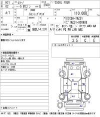 Nissan MURANO лот № 8513 оценка 3.5  с аукциона в Японии 5