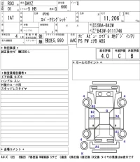 Nissan DAYZ лот № 3008 оценка 4  с аукциона в Японии 5