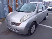 Nissan MARCH лот № 6705 оценка 3.5  с аукциона в Японии 2