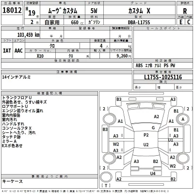 Daihatsu MOVE  с аукциона в Японии