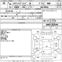 Toyota HARRIER лот № 58 оценка 3.5  с аукциона в Японии 2
