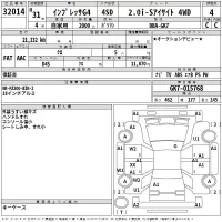 Subaru IMPREZA G4 лот № 32014 оценка 4  с аукциона в Японии 2