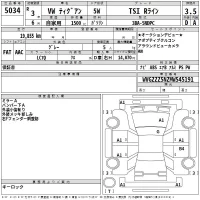 Volkswagen TIGUAN лот № 5034 оценка 3.5  с аукциона в Японии 2