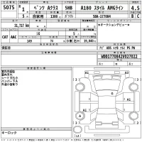 Mercedes-Benz A CLASS лот № 5075 оценка 4.5  с аукциона в Японии 2