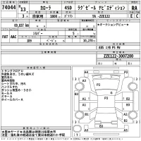Toyota COROLLA лот № 74044 оценка RA  с аукциона в Японии 2