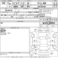 Toyota LAND CRUISER PRADO лот № 342 оценка 3.5  с аукциона в Японии 2