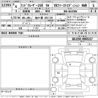 Toyota LAND CRUISER лот № 12393 оценка 5  с аукциона в Японии 2