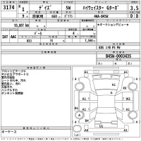 Nissan DAYZ лот № 3174 оценка 3.5  с аукциона в Японии 2