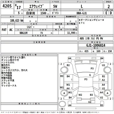 Honda AIRWAVE  с аукциона в Японии