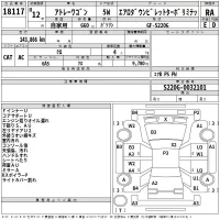 Daihatsu Atrai Wagon лот № 18117 оценка RA  с аукциона в Японии 2
