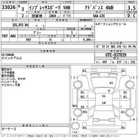 Subaru IMPREZA лот № 33026 оценка 3.5  с аукциона в Японии 2