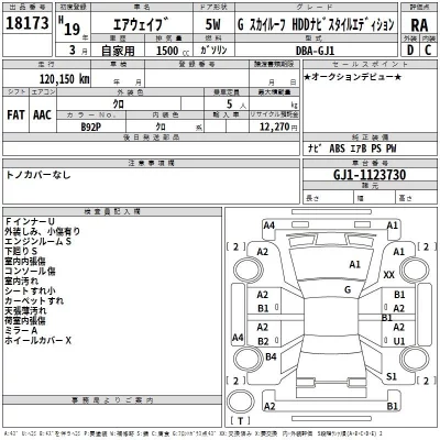 Honda AIRWAVE  с аукциона в Японии