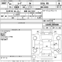 Daihatsu MOVE лот № 3007 оценка R  с аукциона в Японии 2