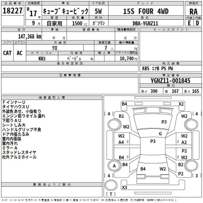 Nissan CUBECUBIC  с аукциона в Японии