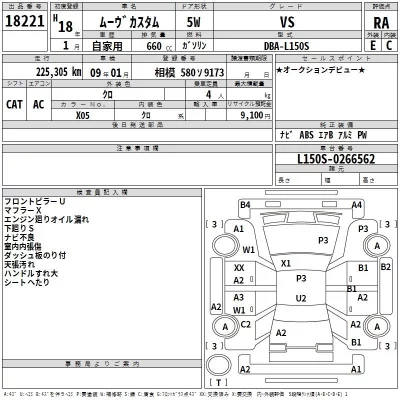 Daihatsu MOVE  с аукциона в Японии