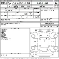 Subaru IMPREZA лот № 33034 оценка RA  с аукциона в Японии 2