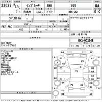 Subaru IMPREZA лот № 33039 оценка RA  с аукциона в Японии 2