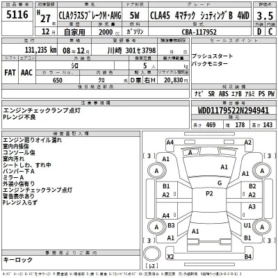 Mercedes-Benz AMG  с аукциона в Японии