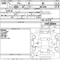 Daihatsu ATRAI VAN лот № 3180 оценка 3.5  с аукциона в Японии 2