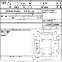 Toyota PIXIS JOY лот № 3001 оценка 4.5  с аукциона в Японии 2