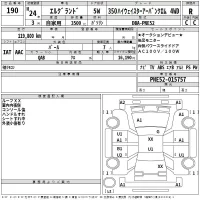 Nissan ELGRAND лот № 190 оценка R  с аукциона в Японии 2