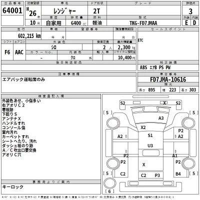 Hino RANGER  с аукциона в Японии