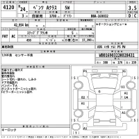 Mercedes-Benz A CLASS лот № 4120 оценка 3.5  с аукциона в Японии 2