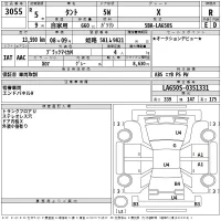 Daihatsu TANTO лот № 3055 оценка R  с аукциона в Японии 2