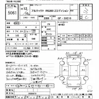 Toyota ALTEZZA лот № 5061 оценка 3  с аукциона в Японии 11