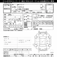 Toyota RACTIS лот № 60056 оценка 3.5  с аукциона в Японии 11