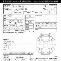 Subaru SAMBAR лот № 70124 оценка 3.5  с аукциона в Японии 10