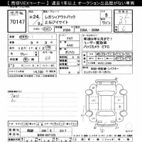 Subaru LEGACY OUTBACK лот № 70147 оценка 3.5  с аукциона в Японии 10