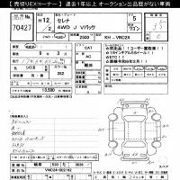 Nissan SERENA лот № 70427 оценка 3.5  с аукциона в Японии 9